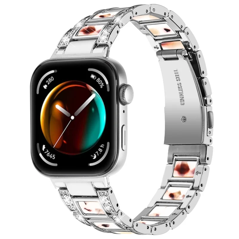 Absolut Stark Huawei Watch Fit 3 Metall Und Strass Armband