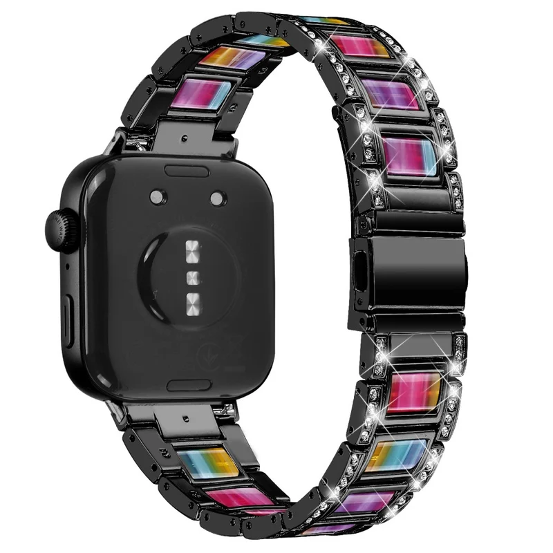 Wirklich Schön Huawei Watch Fit 3 Metall Und Strass Armband