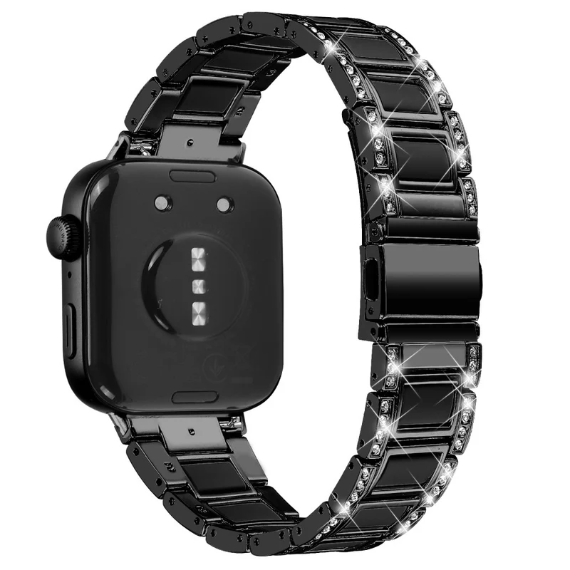 Wirklich Schön Huawei Watch Fit 3 Metall Und Strass Armband