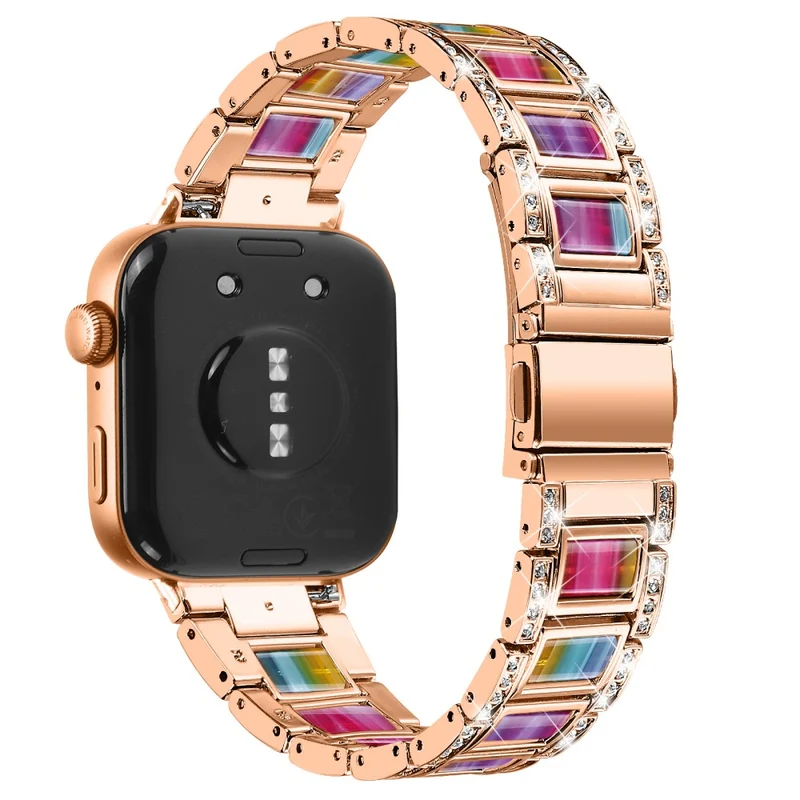 Wirklich Schön Huawei Watch Fit 3 Metall Und Strass Armband
