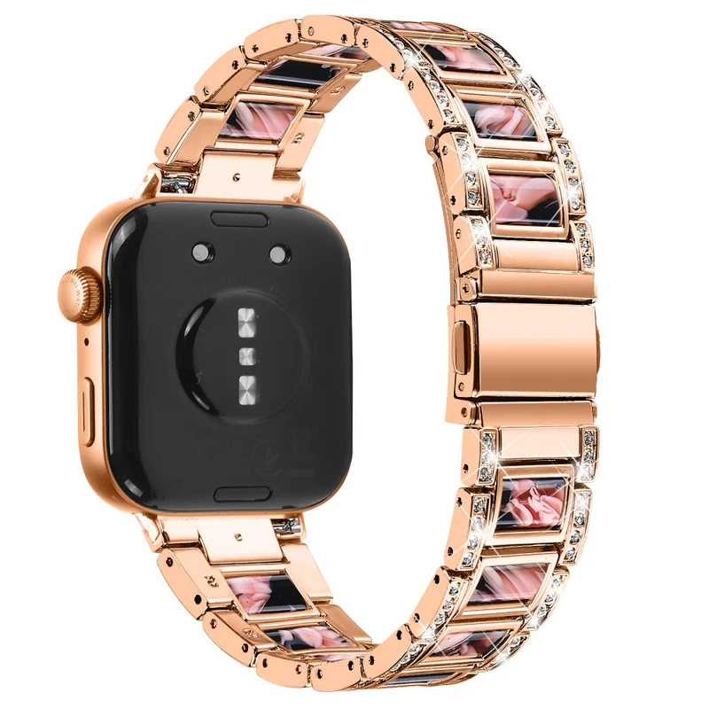 Wirklich Schön Huawei Watch Fit 3 Metall Und Strass Armband