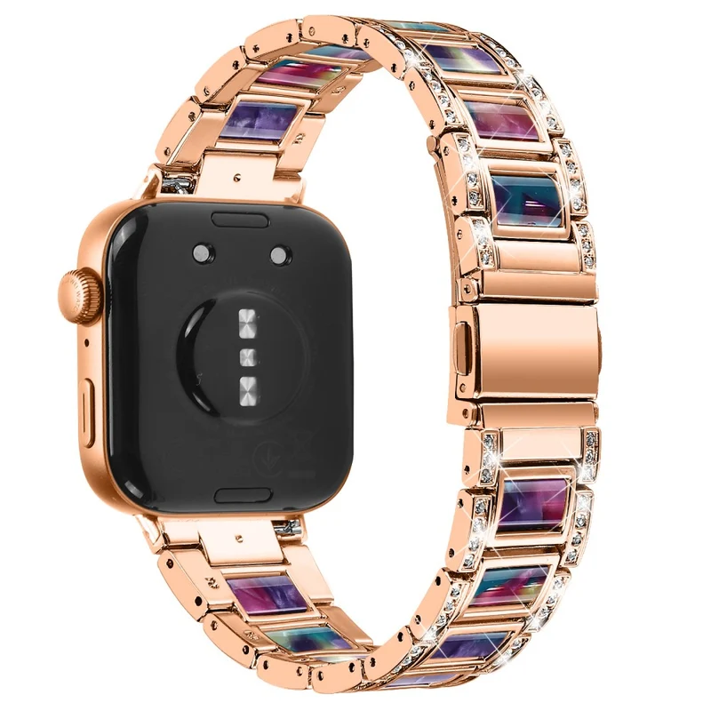 Wirklich Schön Huawei Watch Fit 3 Metall Und Strass Armband