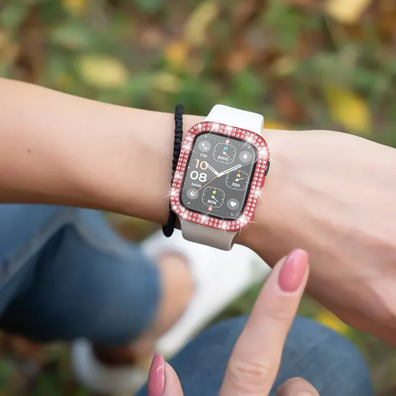 Apple Smartwatch Glas und Strass Universell Displayschutz