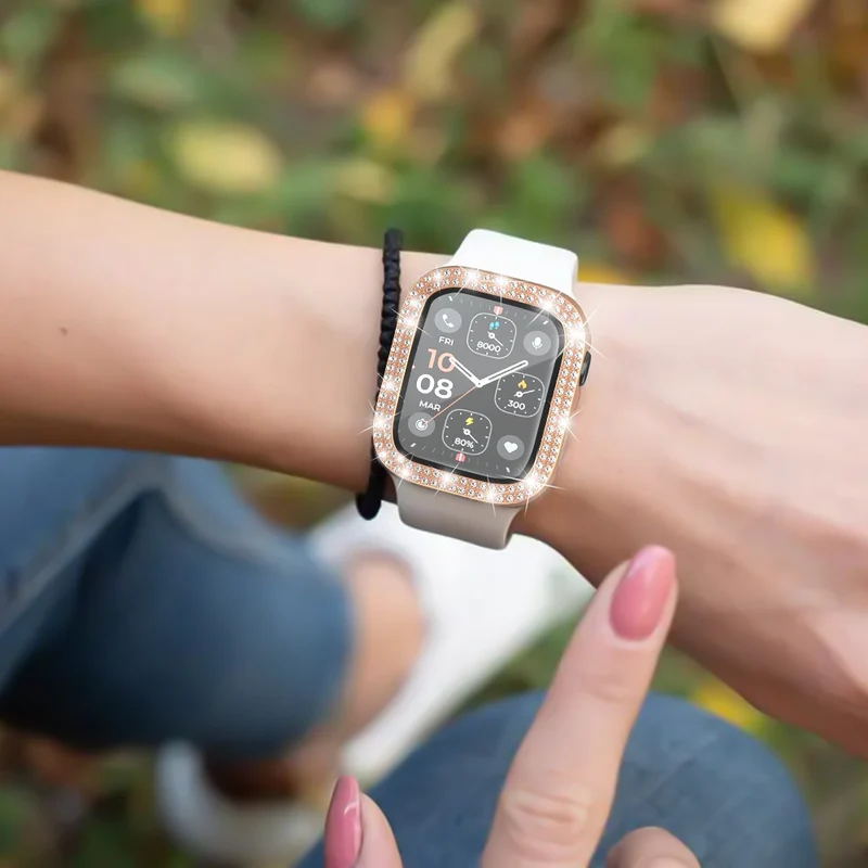 Apple Smartwatch Glas und Strass Universell Displayschutz