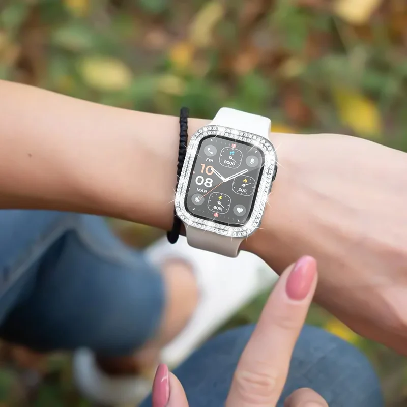 Apple Smartwatch Glas und Strass Universell Displayschutz
