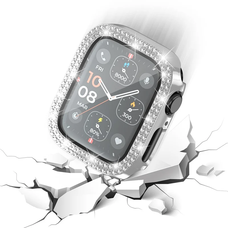Apple Smartwatch Glas und Strass Universell Displayschutz