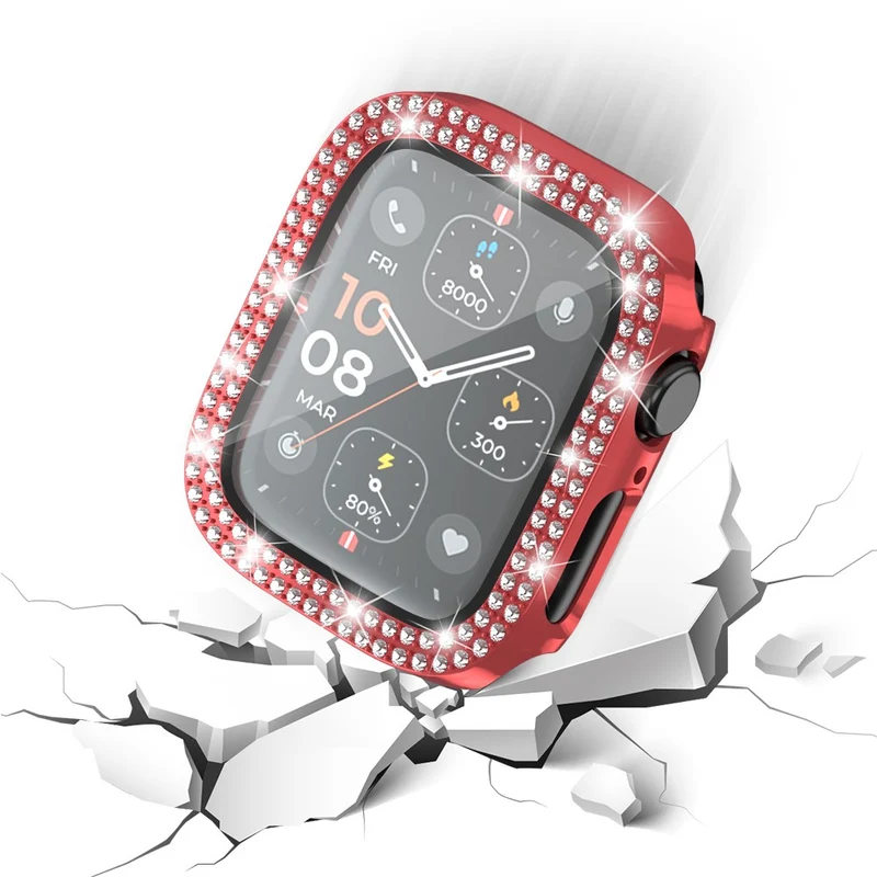 Apple Smartwatch Glas und Strass Universell Displayschutz
