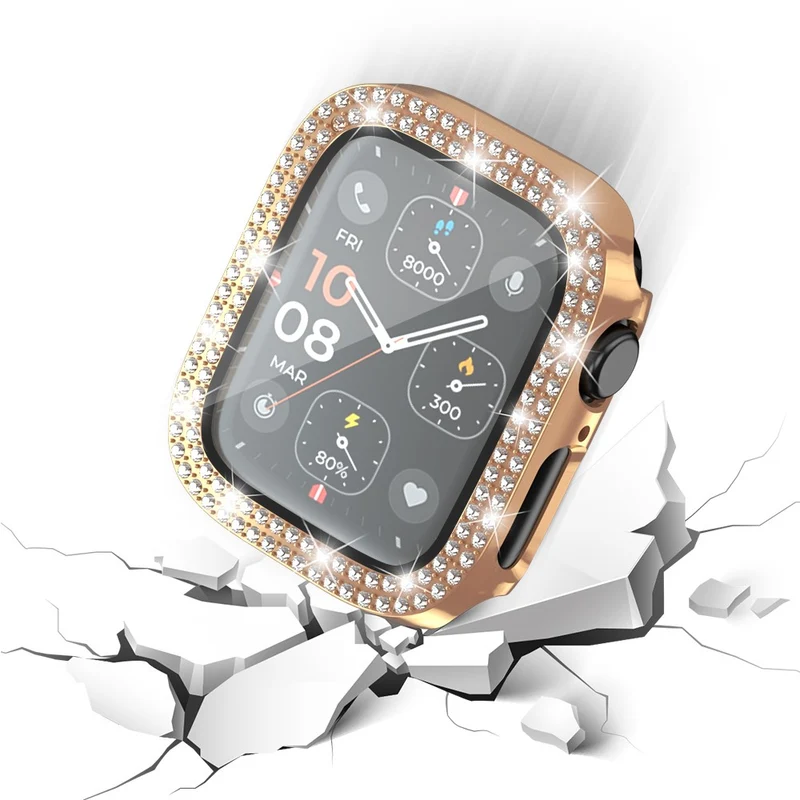 Apple Smartwatch Glas und Strass Universell Displayschutz