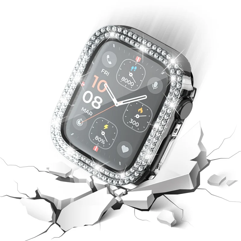 Apple Smartwatch Glas und Strass Universell Displayschutz
