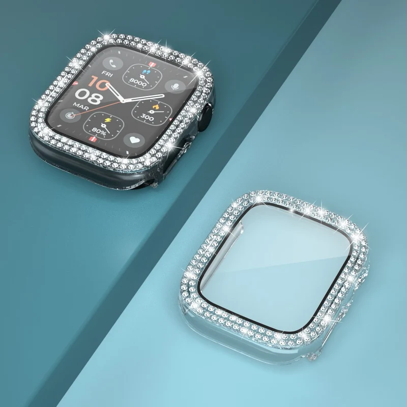 Apple Smartwatch Glas und Strass Universell Displayschutz