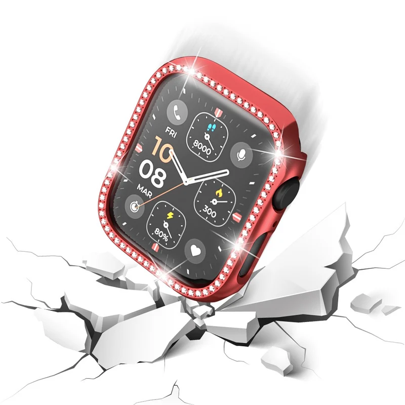 Apple Smartwatch Plastik und Strass Universell Bumper