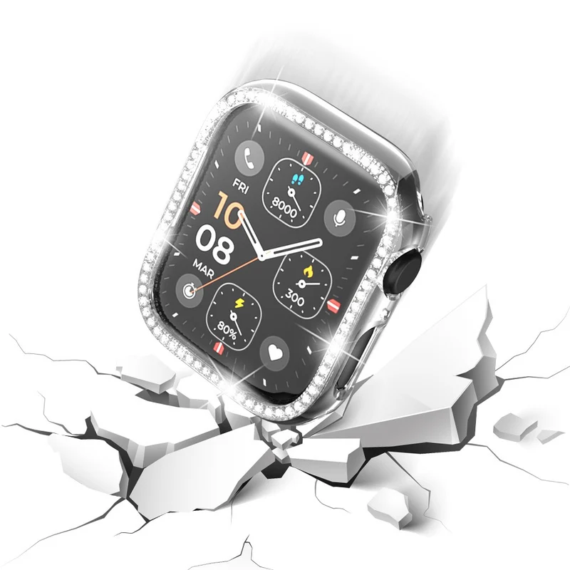 Apple Smartwatch Plastik und Strass Universell Bumper