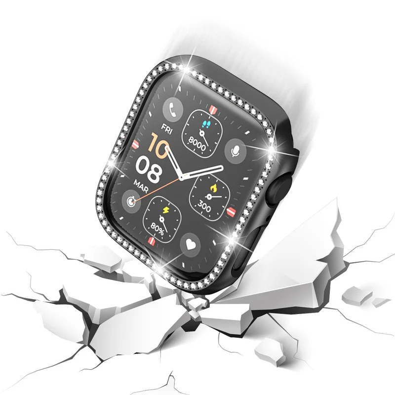Apple Watch Ultra / Apple Watch Ultra 2 Plastik und Strass Universell Bumper