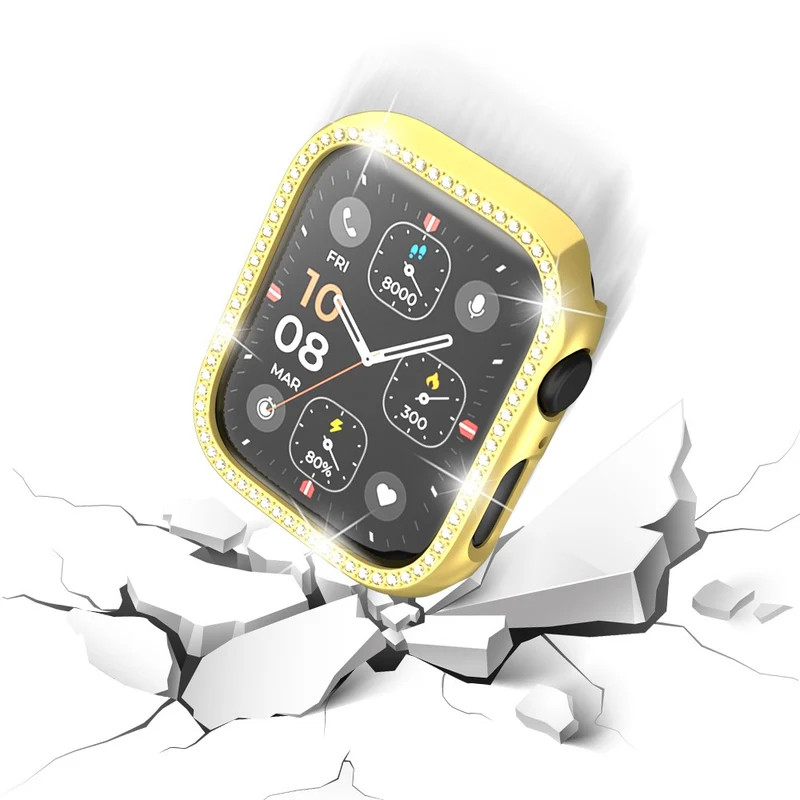 Apple Watch Ultra / Apple Watch Ultra 2 Plastik und Strass Universell Bumper