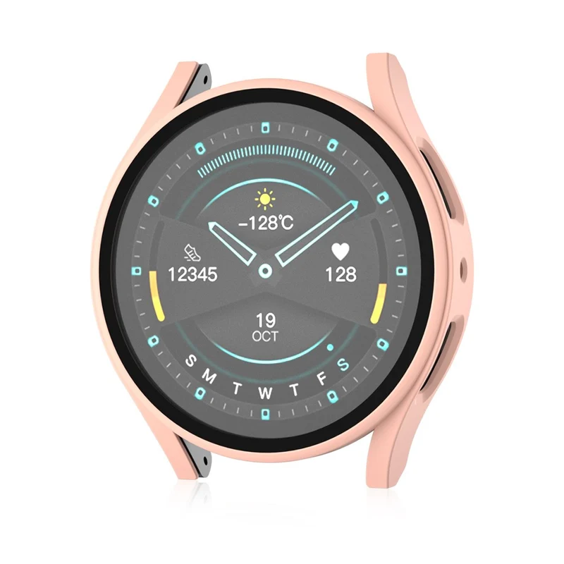 Auffallend Modisch Samsung Galaxy Watch 7 44mm Hülle mit Displayschutz in Glas und Plastik