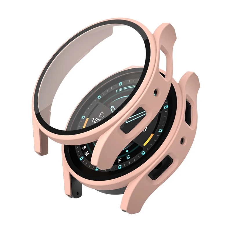 Auffallend Modisch Samsung Galaxy Watch 7 44mm Hülle mit Displayschutz in Glas und Plastik