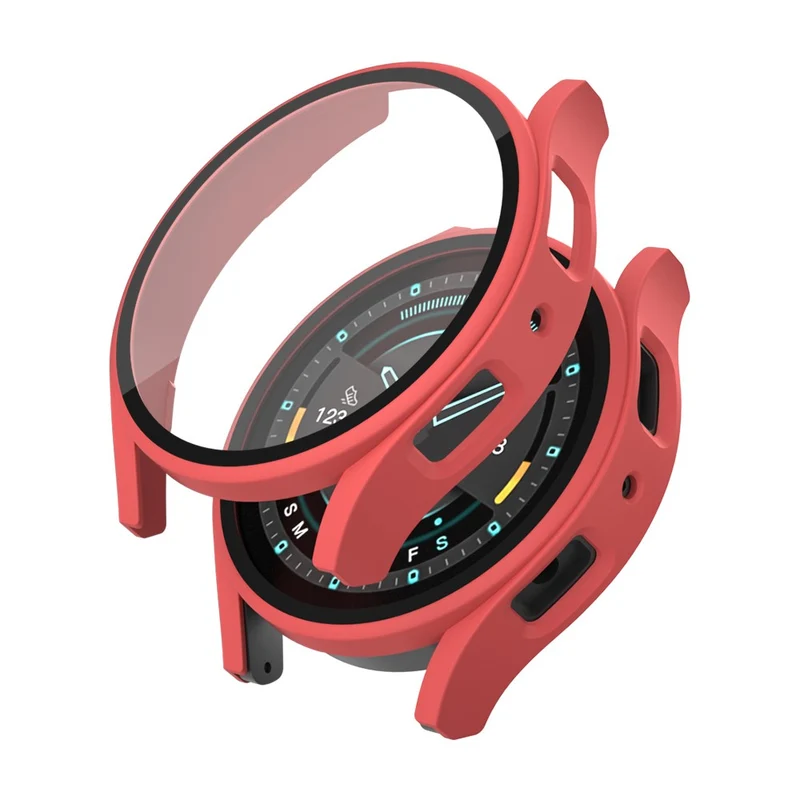 Auffallend Modisch Samsung Galaxy Watch 7 44mm Hülle mit Displayschutz in Glas und Plastik