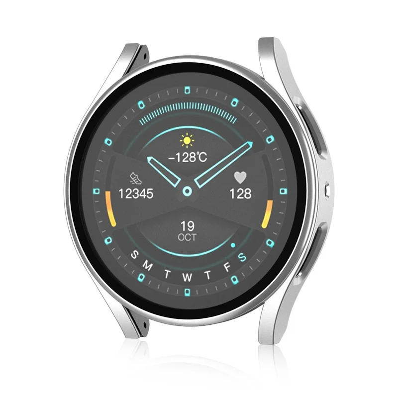 Auffallend Modisch Samsung Galaxy Watch 7 44mm Hülle mit Displayschutz in Glas und Plastik