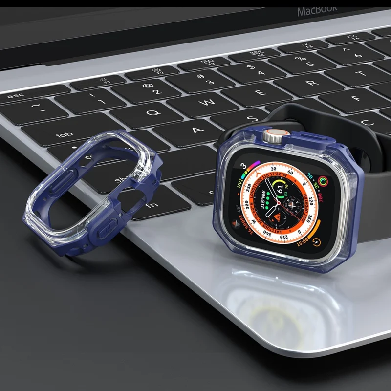Flexibel Apple Watch Ultra / Apple Watch Ultra 2 Silikon Hülle