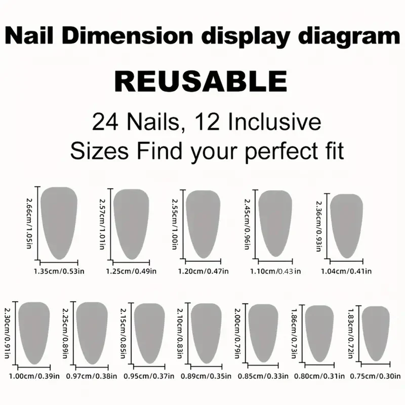 Dekorative Nagelkunst