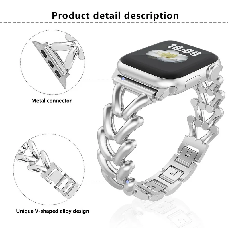 Absolut Fantastisch Apple Smartwatch Metall Universell Armband