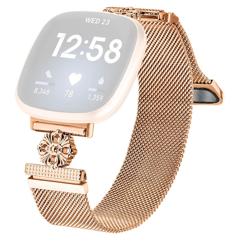 Unglaublich Süß Fitbit Sense / Fitbit Versa 3 Metall Armband