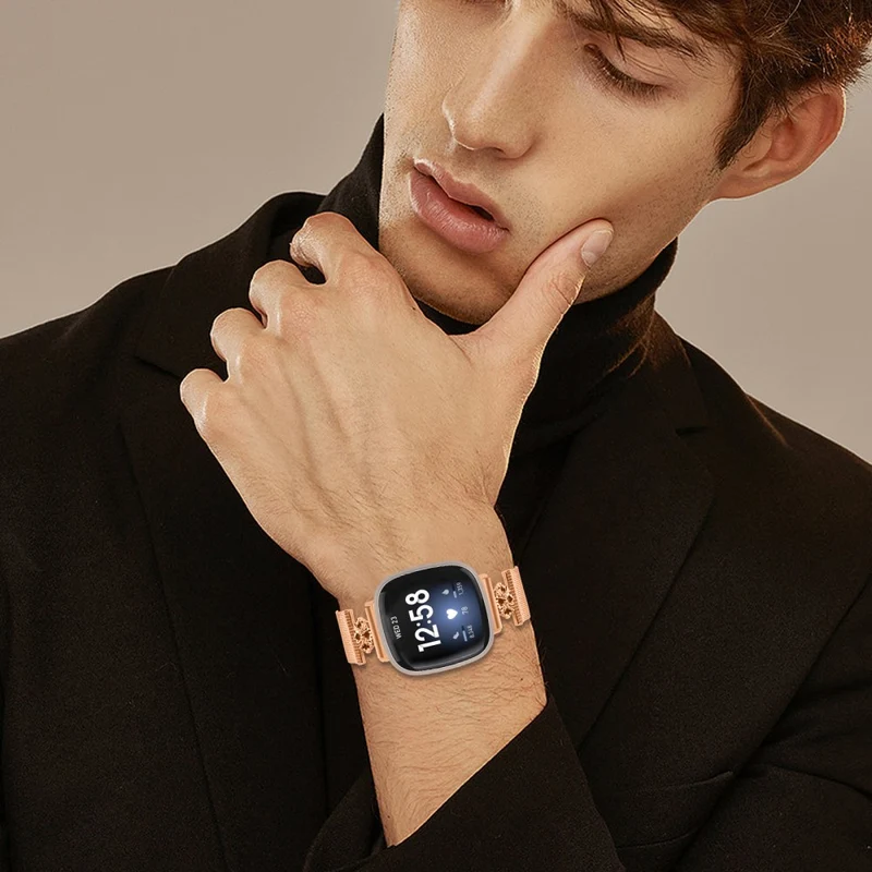 Unglaublich Süß Fitbit Sense / Fitbit Versa 3 Metall Armband