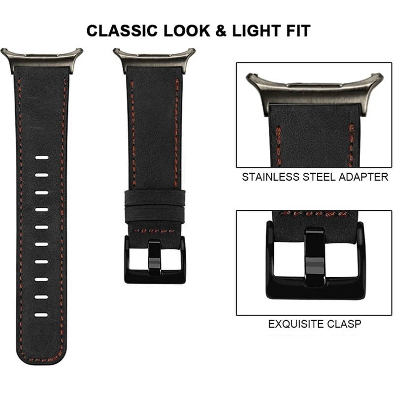 Absolut Langlebig Samsung Galaxy Watch Ultra 47mm Kunstleder Armband