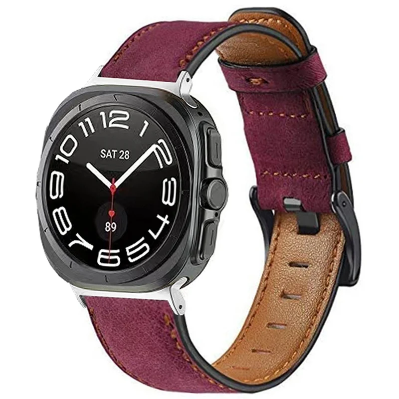 Absolut Langlebig Samsung Galaxy Watch Ultra 47mm Kunstleder Armband