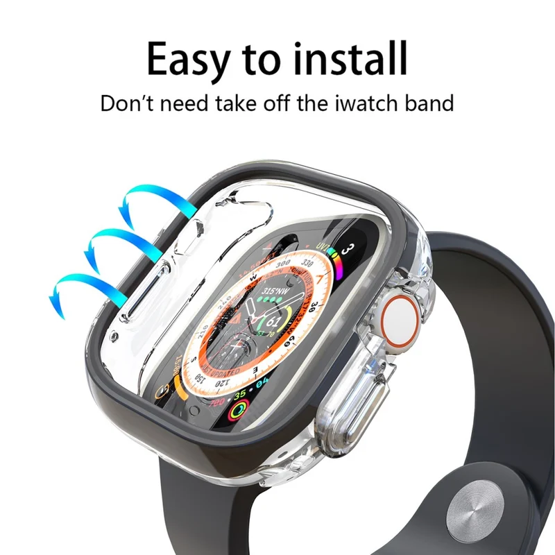 Apple Watch Ultra 2 / Apple Watch Ultra Silikon Universell Bumper
