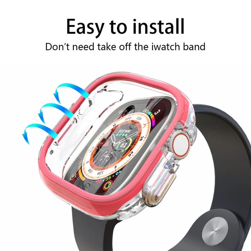 Apple Watch Ultra 2 / Apple Watch Ultra Silikon Universell Bumper