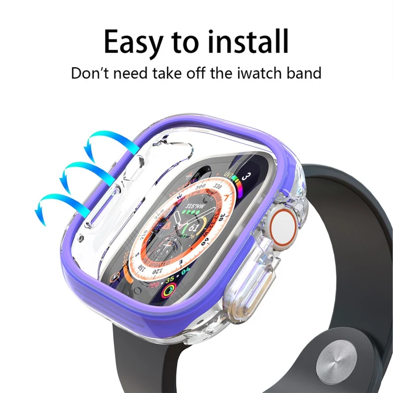 Apple Watch Ultra 2 / Apple Watch Ultra Silikon Universell Bumper