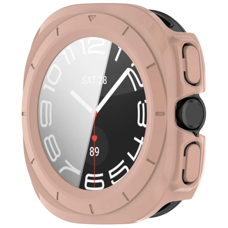 Dauerhaft Samsung Galaxy Watch Ultra 47mm Hülle mit Displayschutz in Glas und Plastik