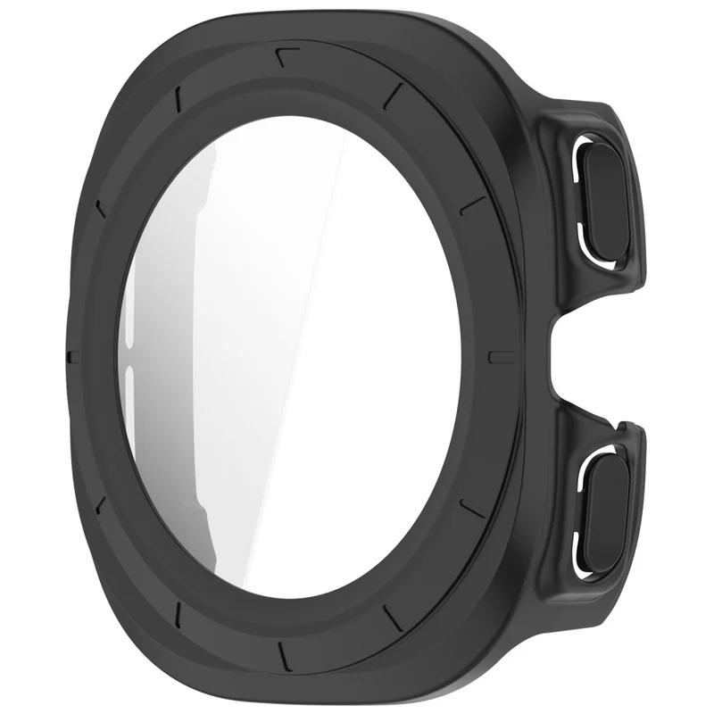 Zäh Samsung Galaxy Watch Ultra 47mm Hülle mit Displayschutz in Glas und Plastik