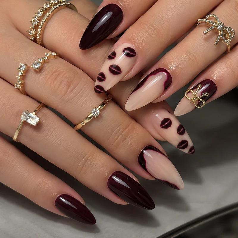 Premium Press-On Nagelset