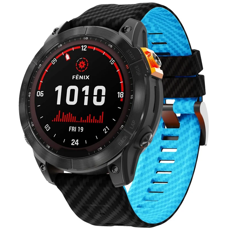 Wirklich Angenehm Garmin Fenix 7X Silikon Armband