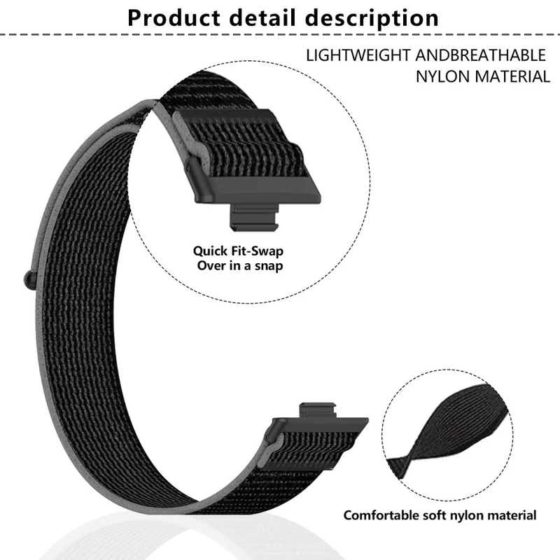 Auffallend Modisch Huawei Watch Fit 3 Nylon Armband