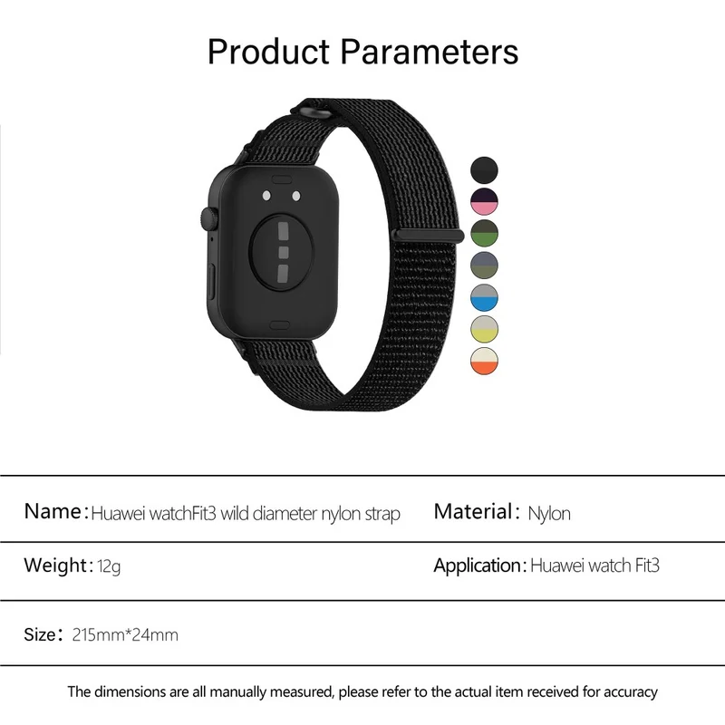 Auffallend Modisch Huawei Watch Fit 3 Nylon Armband