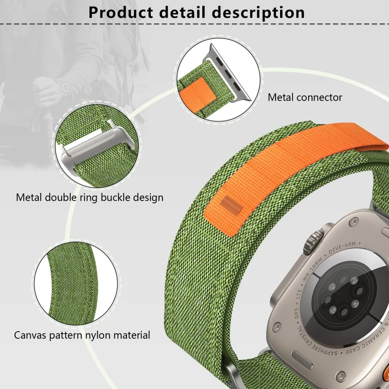 Super Süß Apple Smartwatch Nylon Universell Armband