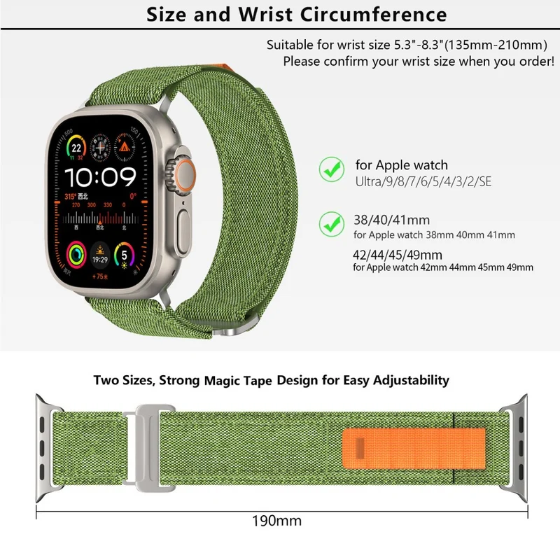 Super Süß Apple Smartwatch Nylon Universell Armband
