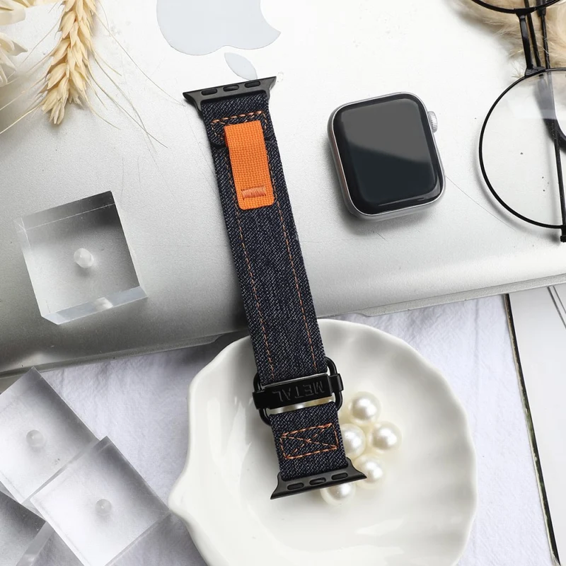 Modisch Apple Smartwatch Nylon Universell Armband