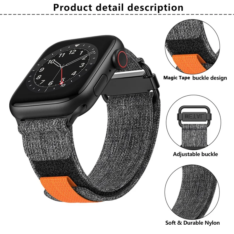 Bemerkenswert Reizvoll Apple Smartwatch Nylon Universell Armband