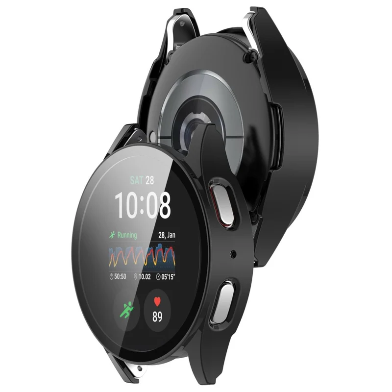 Unglaublich Gut Samsung Galaxy Watch 7 44mm Hülle mit Displayschutz in Glas und Plastik