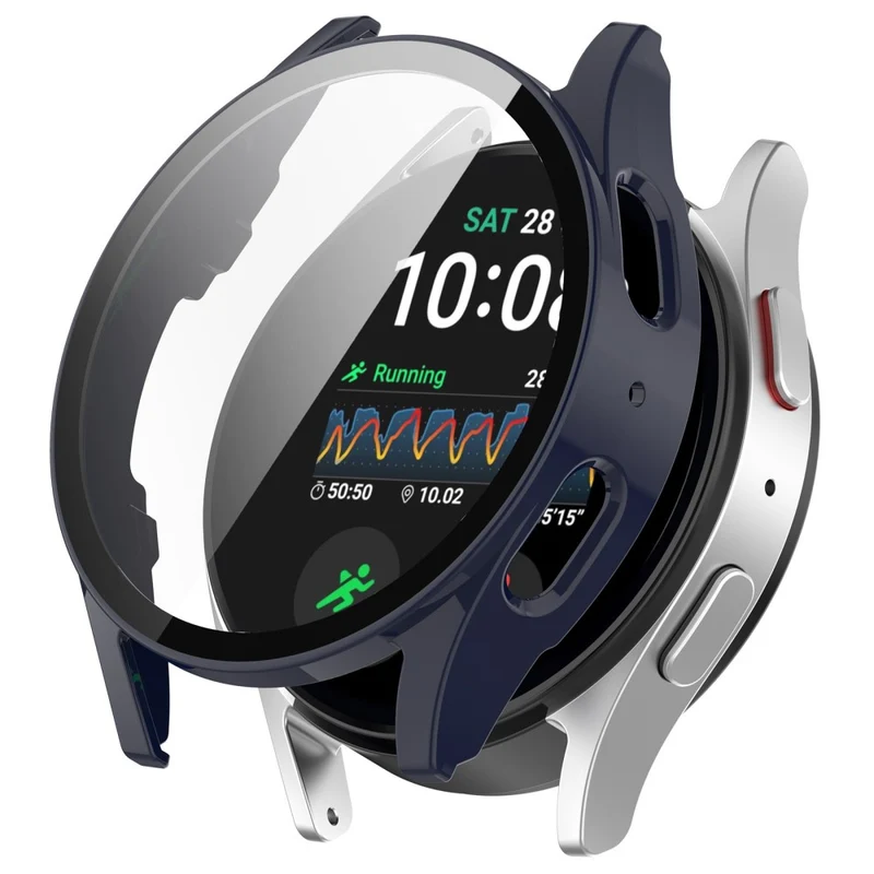 Unglaublich Gut Samsung Galaxy Watch 7 44mm Hülle mit Displayschutz in Glas und Plastik