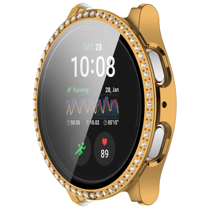 Super Stylisch Samsung Galaxy Watch 7 40mm Hülle mit Displayschutz in Glas und Plastik