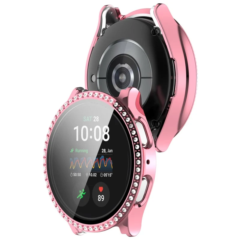 Zäh Samsung Galaxy Watch 7 44mm Hülle mit Displayschutz in Plastik