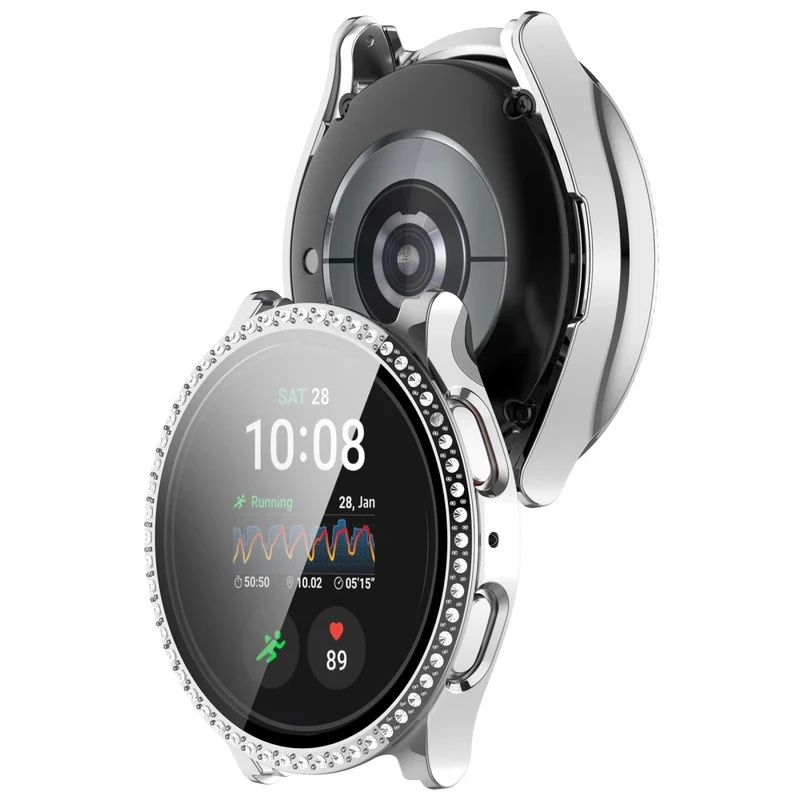 Zäh Samsung Galaxy Watch 7 44mm Hülle mit Displayschutz in Plastik