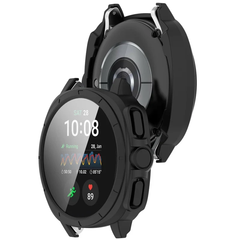 Dauerhaft Samsung Galaxy Watch 7 40mm Hülle mit Displayschutz in Plastik