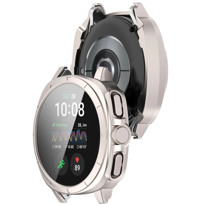 Dauerhaft Samsung Galaxy Watch 7 40mm Hülle mit Displayschutz in Plastik