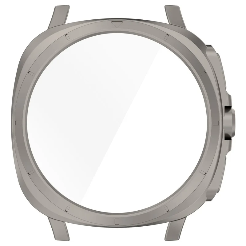 Zäh Samsung Galaxy Watch 7 44mm Hülle mit Displayschutz in Plastik